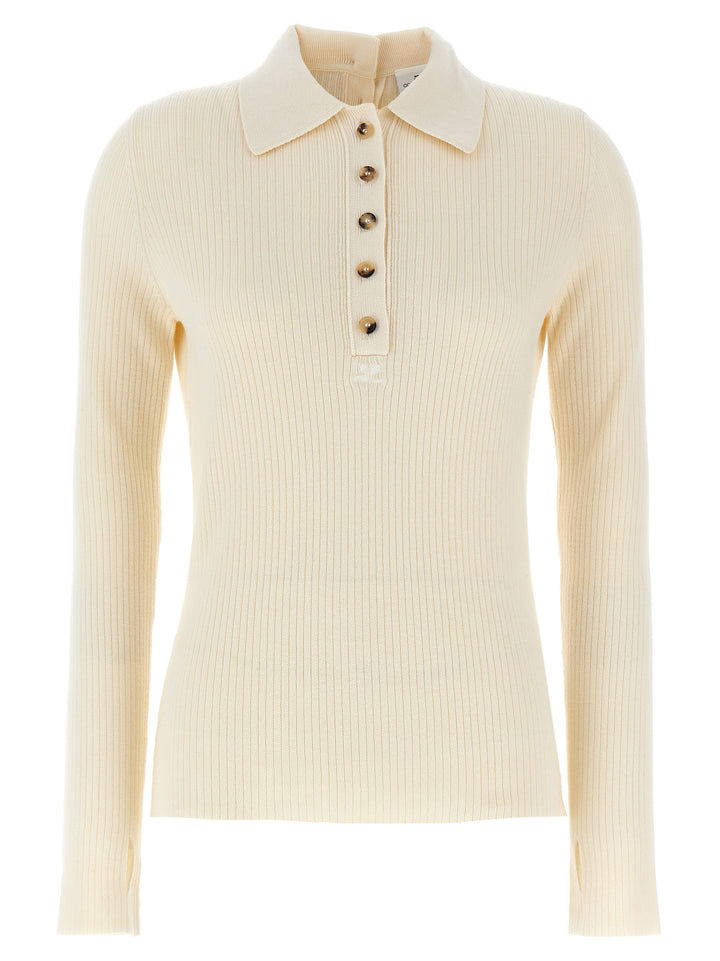 Multi-Buttons Sweater, Cardigans White