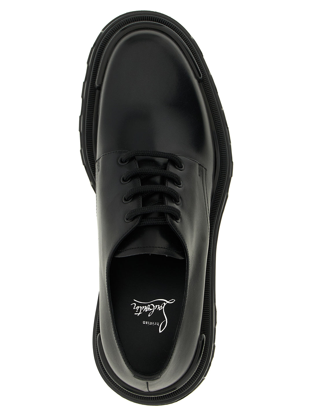 Christian Louboutin Trott Dune Lace Up Shoes - Black | c30bd18e3d795e00872f9e07ba0b85e92ef9e165
