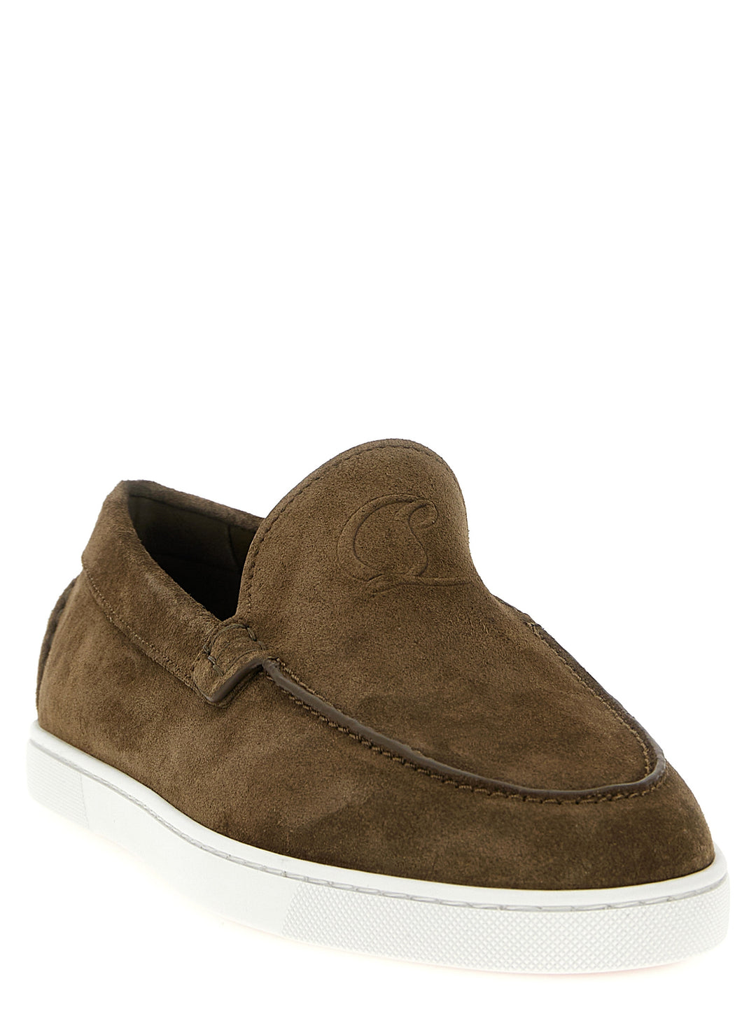 Christian Louboutin Moonboat Loafers - Brown | 12235a9bf3f0bbaeed64bce8e4a13624ac5d1bcd