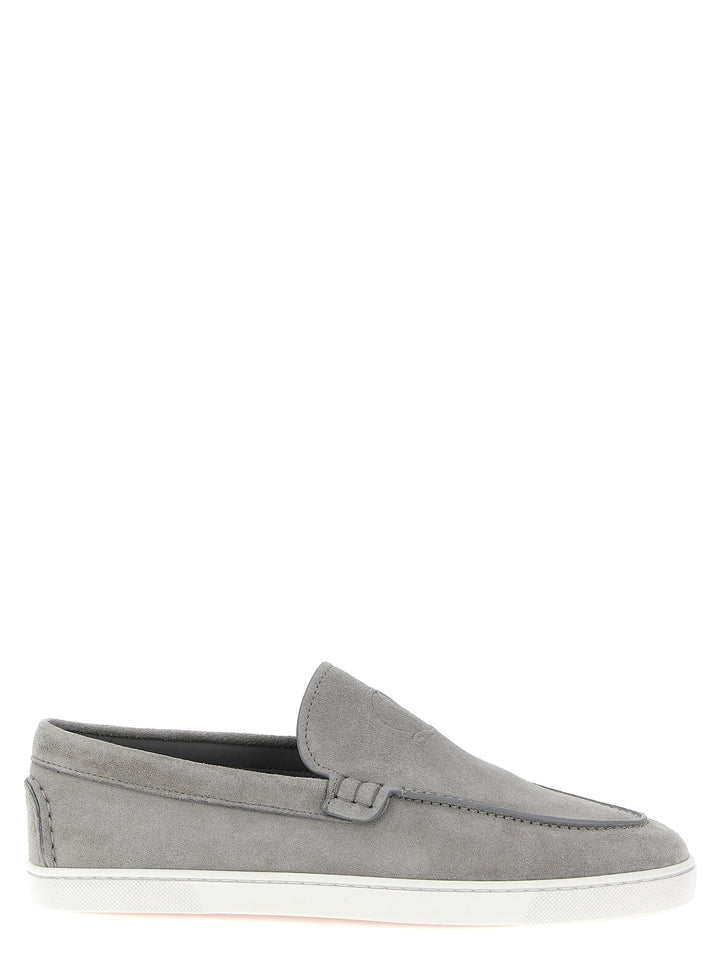Christian Louboutin Moonboat Loafers - Gray | 9881f53be29f17436fa4708e988b3522246b8af6