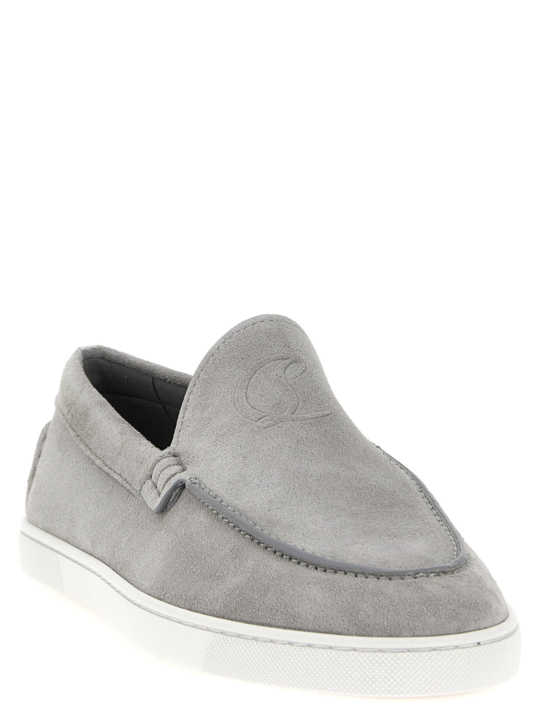 Christian Louboutin Moonboat Loafers - Gray | d72e1c0172fe56d3352cbbd007f5ac8e80398e23