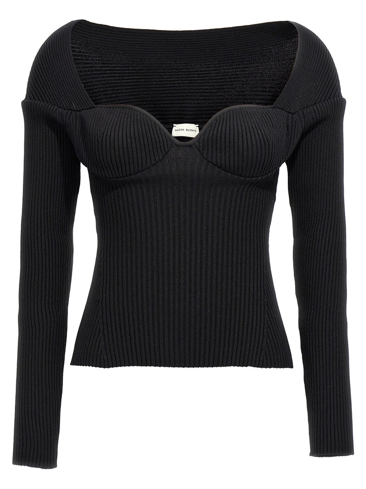 06 Sweater, Cardigans Black