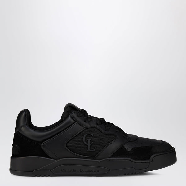 Black Bsktball 1 Retro Sneakers In Leather