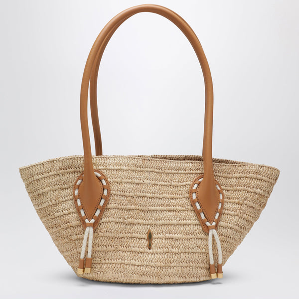 Venus Mini Tote Bag In Rafia