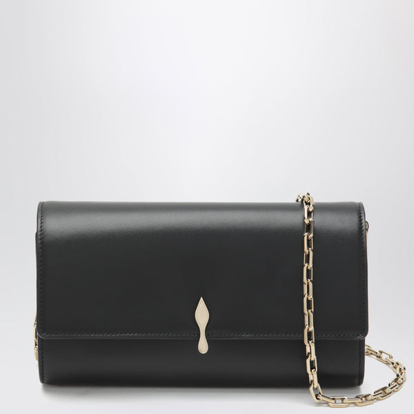 Black Clutch Bag With Chain Strap