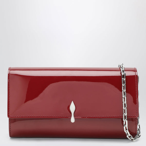 Empire Red Bettina Wallet In Patent Calfskin