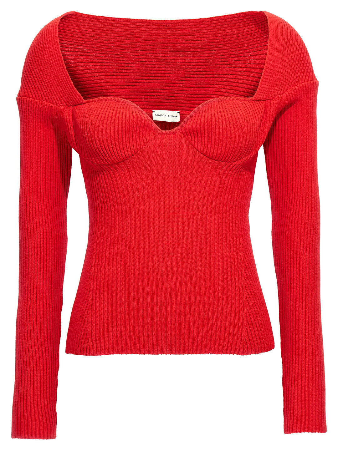 06 Sweater, Cardigans Red