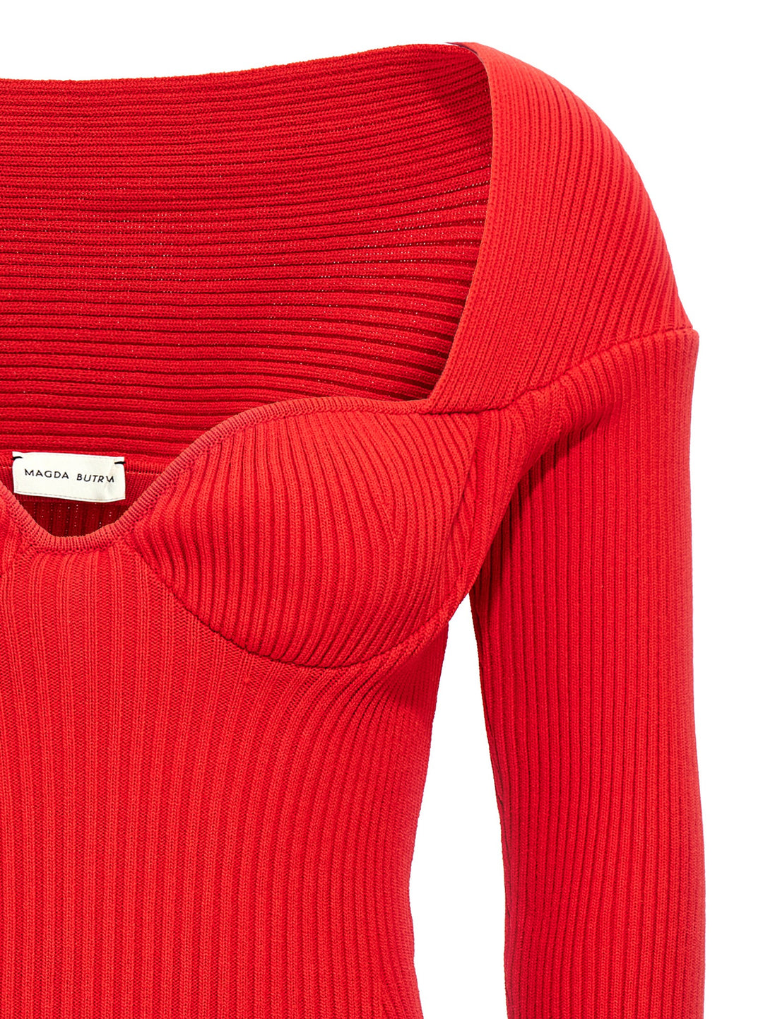 06 Sweater, Cardigans Red