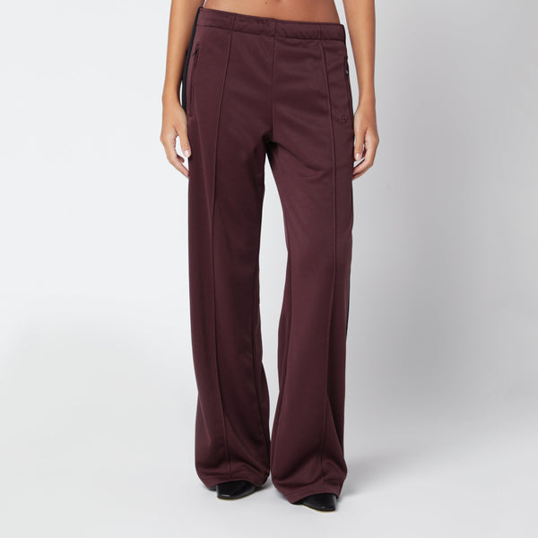 Dark Red/Black Two-Tone Jogging Trousers