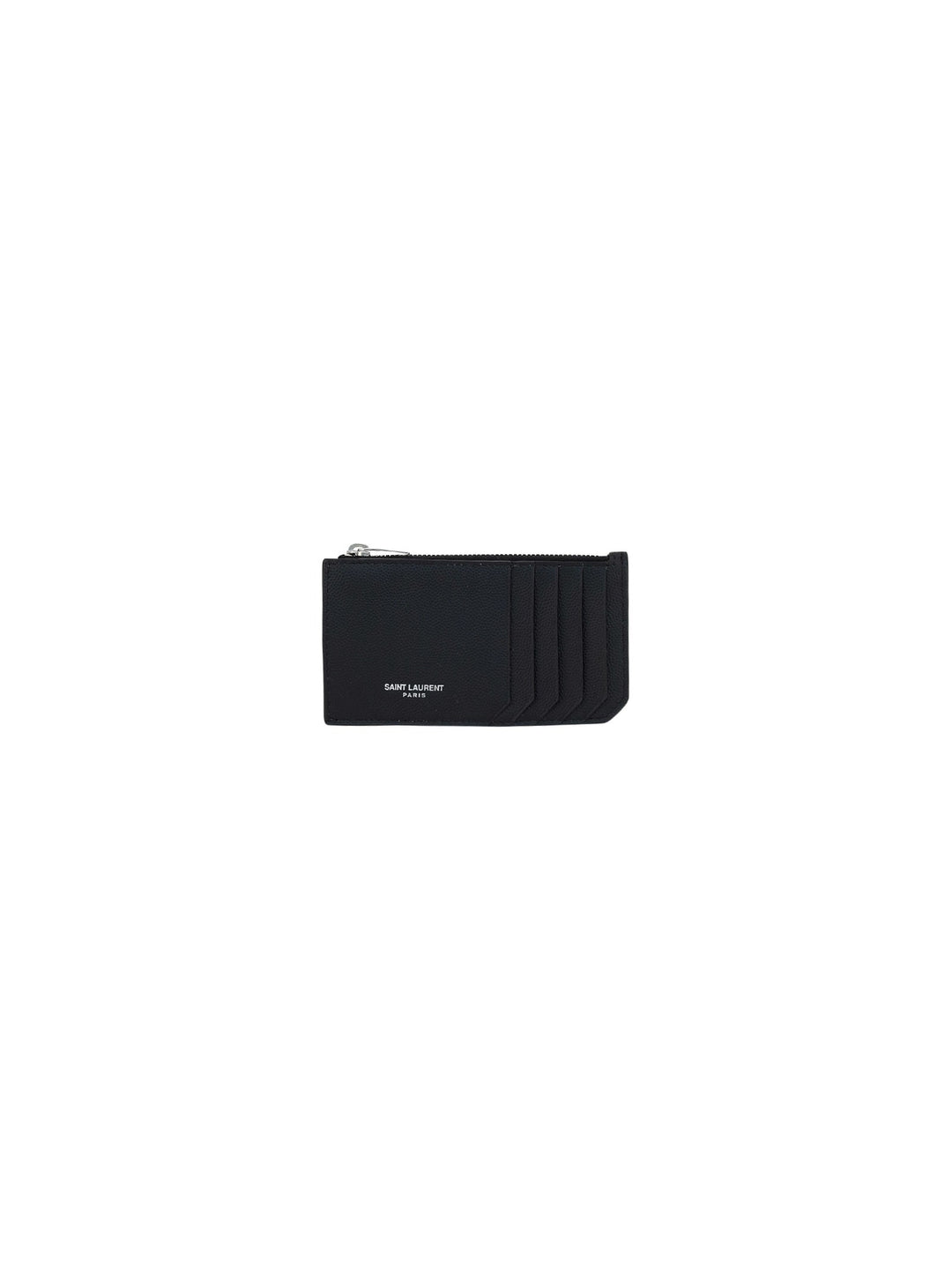 Saint Laurent Paris Large Card Holder Wallets Black