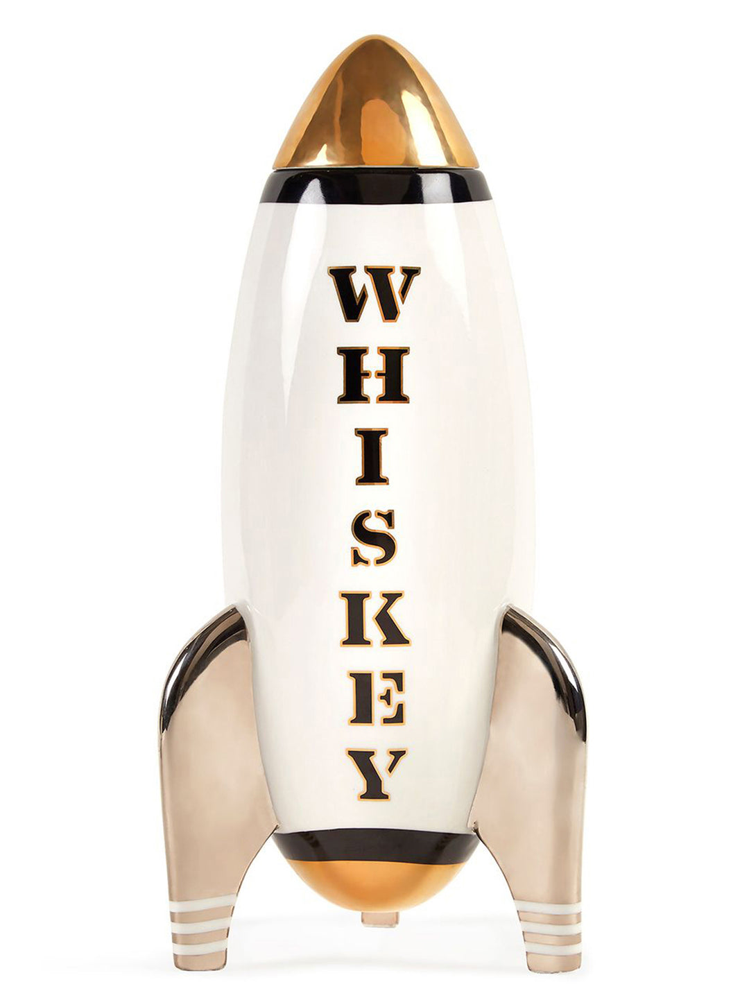 Rocket Whiskey Glasses And Bottles White/Black