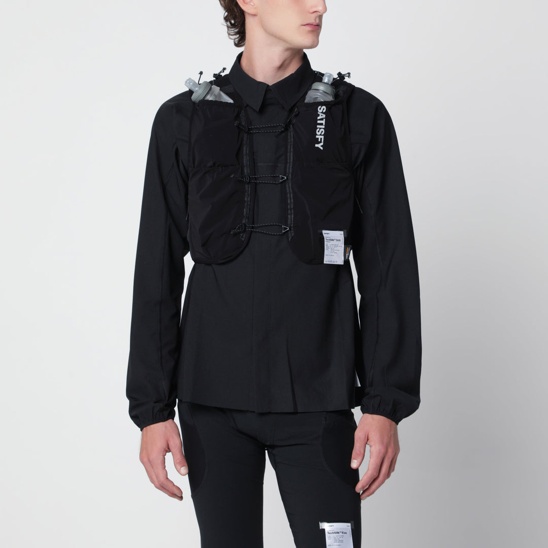 Satisfy Black Justice Cordura 5 L Hydration Running Vest