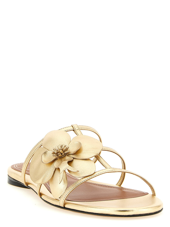 Zimmermann Orchid Sandals - Gold | 850c83baa0ac57d94ae986cec9f241e0ef78d3da