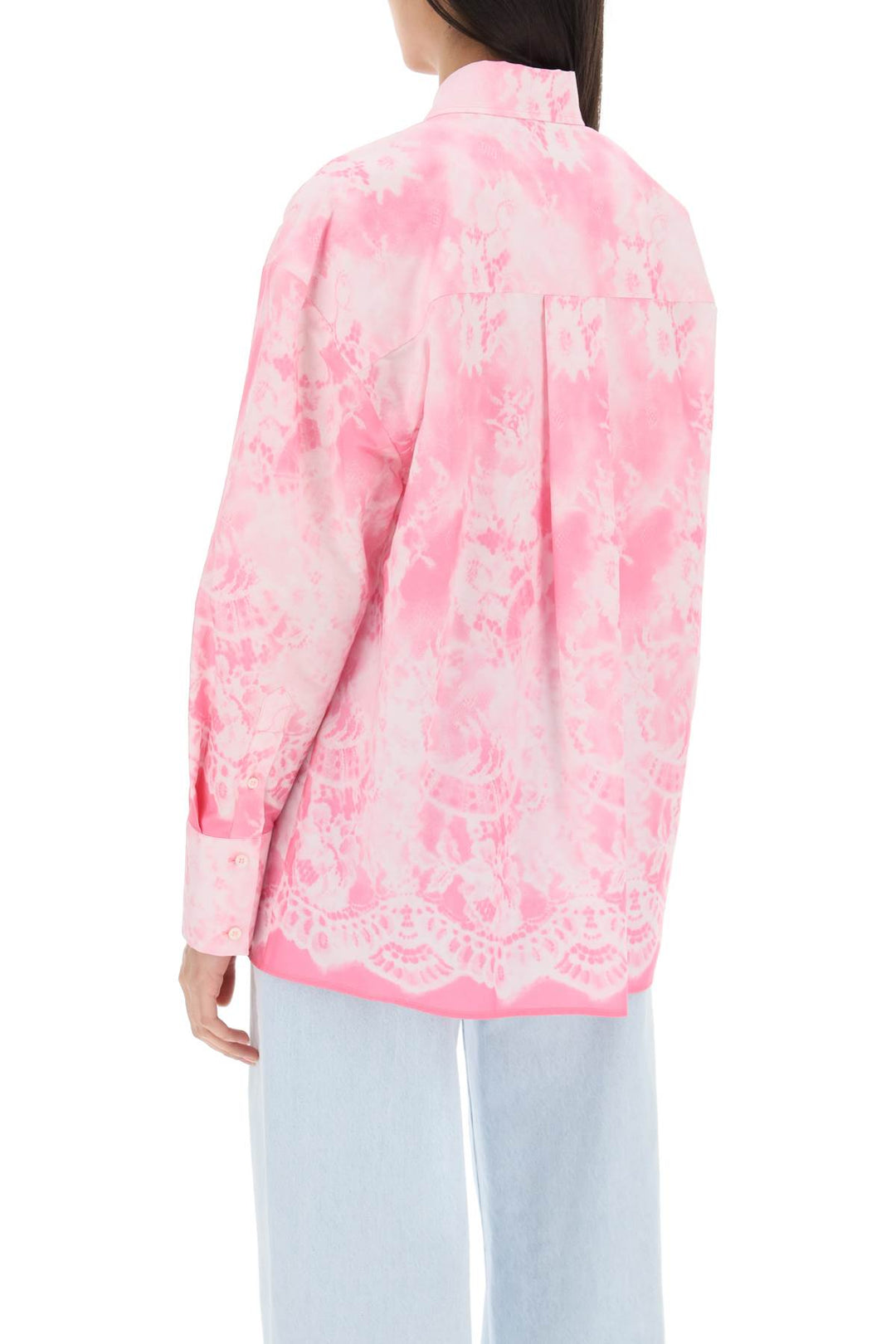 Oversized Shirt With All Over Print