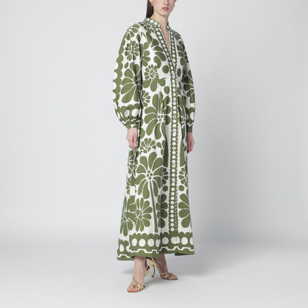 Palermo Dress With Green Print
