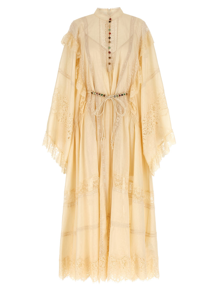 Zimmermann Rihannon Lace Dresses - Beige | ca9b75fd64ddf60e8eb78eb6b38c01148a5fff7f