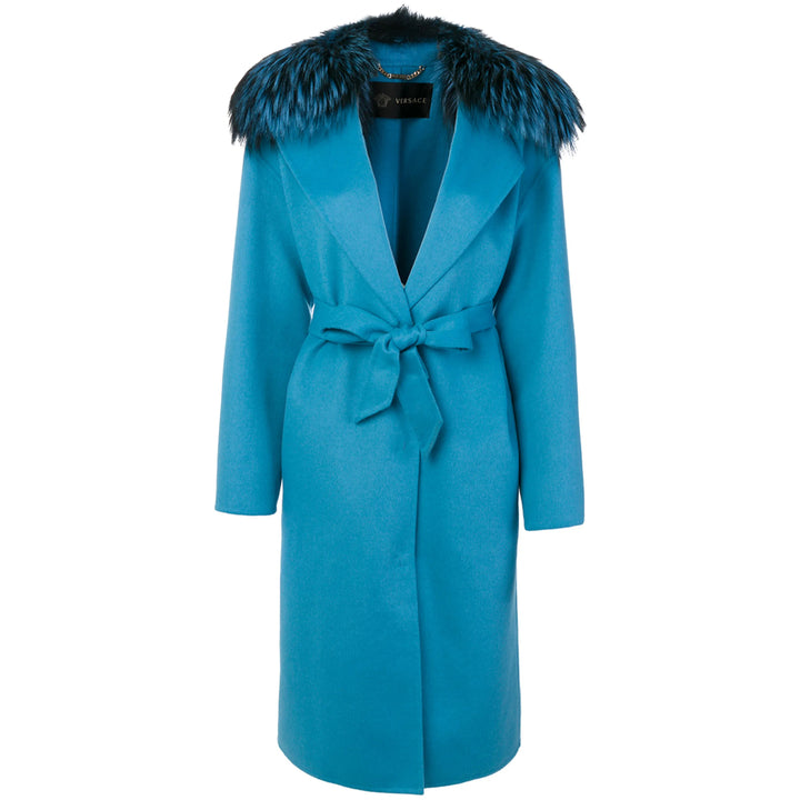 Versace Coats - Blue | e19bac827710828480c0f9b32d2e4abb6cc6d1df