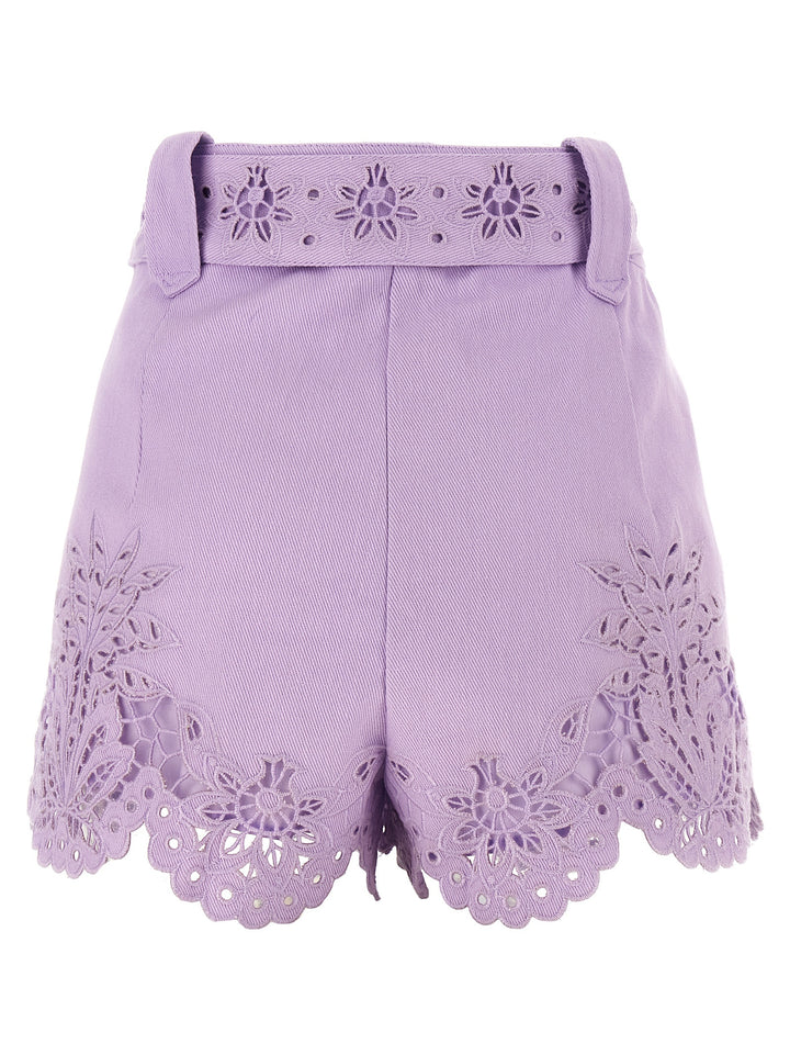 Farm Rio Richelieu Bermuda and Short - Purple | 75494d06440becd8c03b44c96b1c893dbc8c98f3