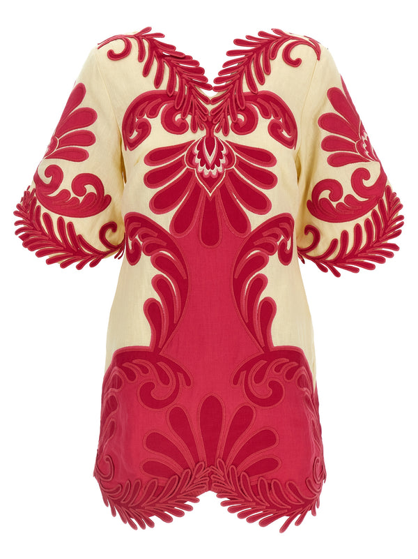 Spring Arabesc Dresses Fuchsia
