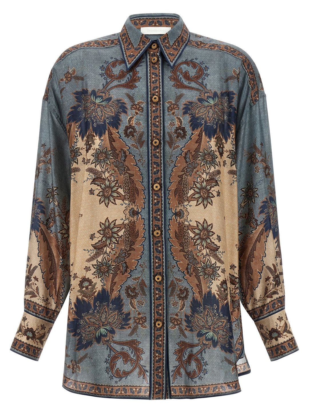 Zimmermann Ascension Shirt and Blouse - Multicolor | f705c78f730428fcace763c6895cf4e916904137