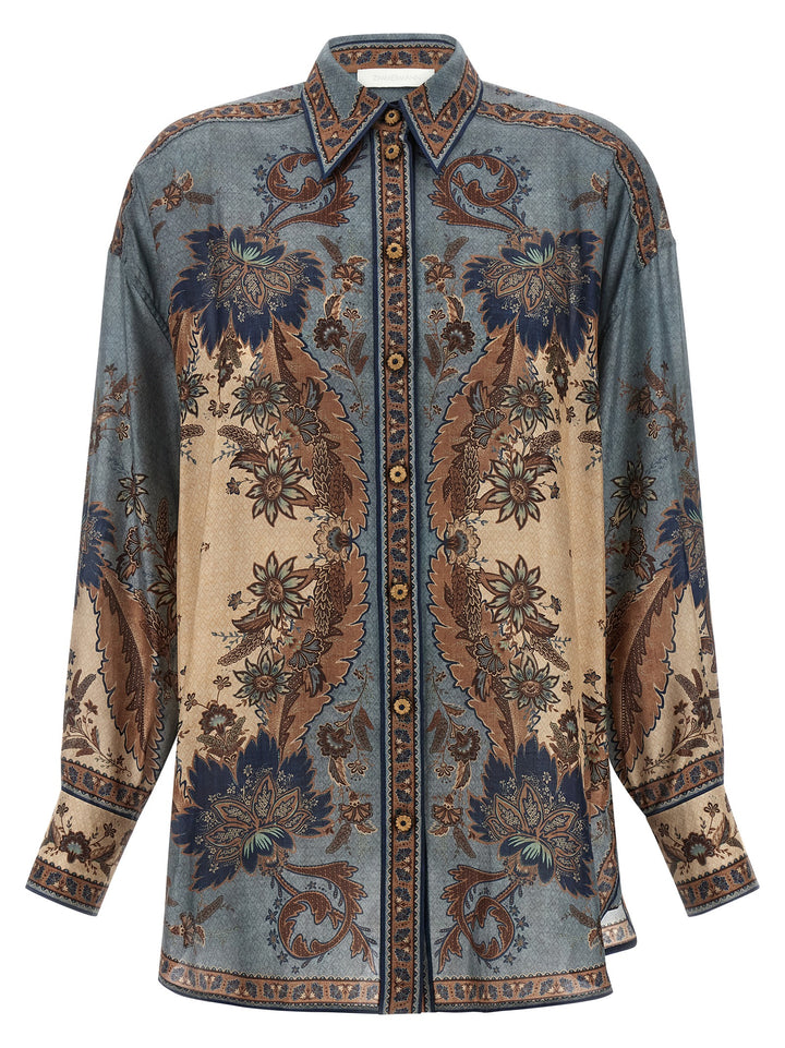 Zimmermann Ascension Shirt and Blouse - Multicolor | f705c78f730428fcace763c6895cf4e916904137