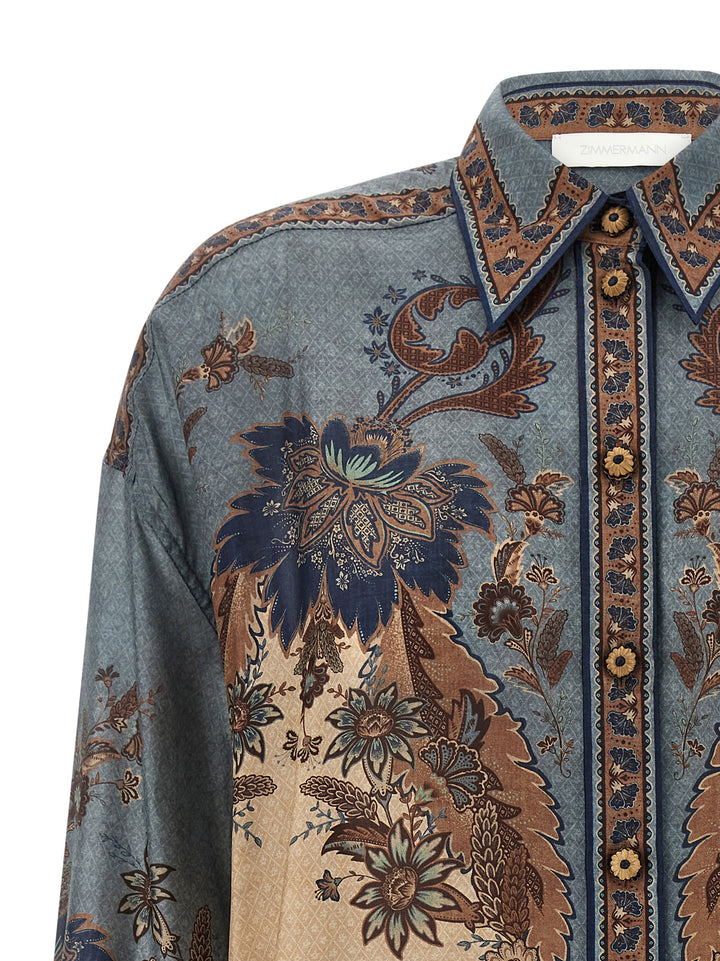 Zimmermann Ascension Shirt and Blouse - Multicolor | d9778d32753e54d33feeb9dabe28d027e234848d