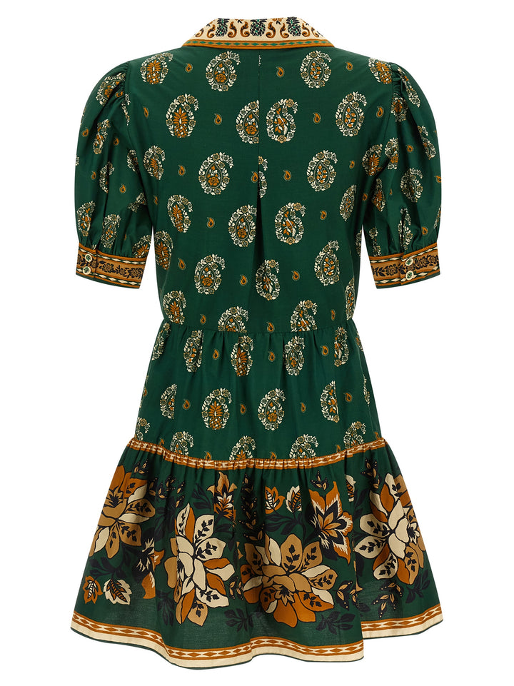 Farm Rio Ayla Green Dresses - Green | 428e3673086f2e8af7d574f8ab0f6729555b6f26