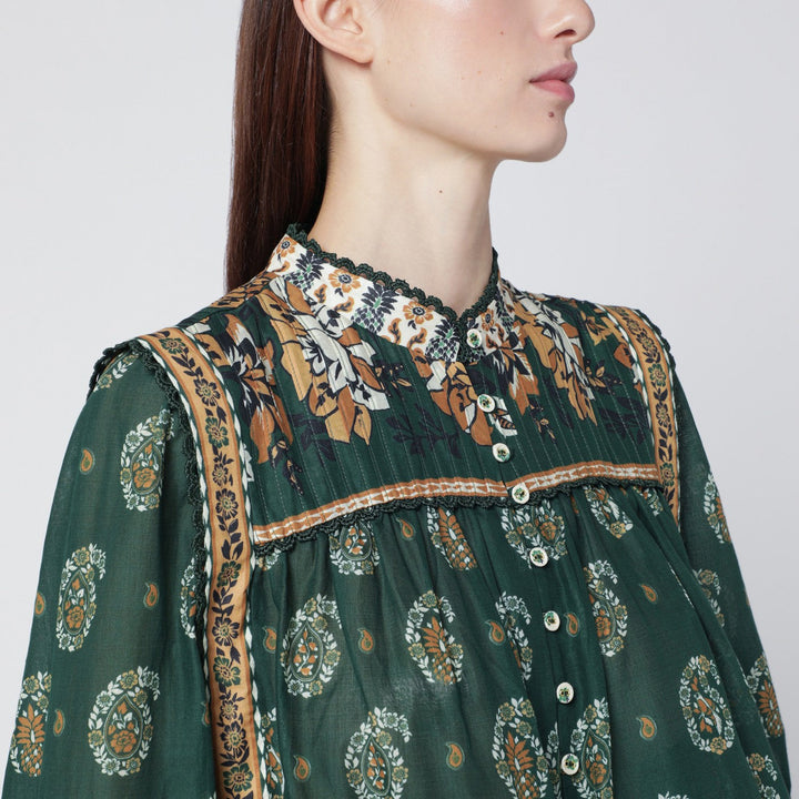 Farm Rio Shirts & Tops - Green | 9b79aa75126341cc8a1b0f9991f92247621d0919