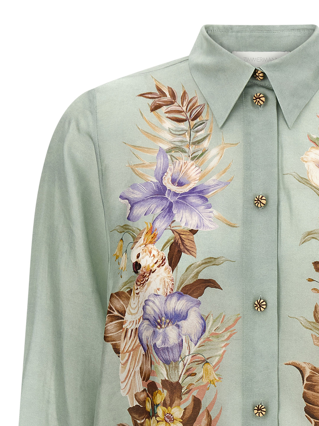 Zimmermann Coco Shirt and Blouse - Light Blue | c074593e8c320d897e23fc5e7f2175785ee09722