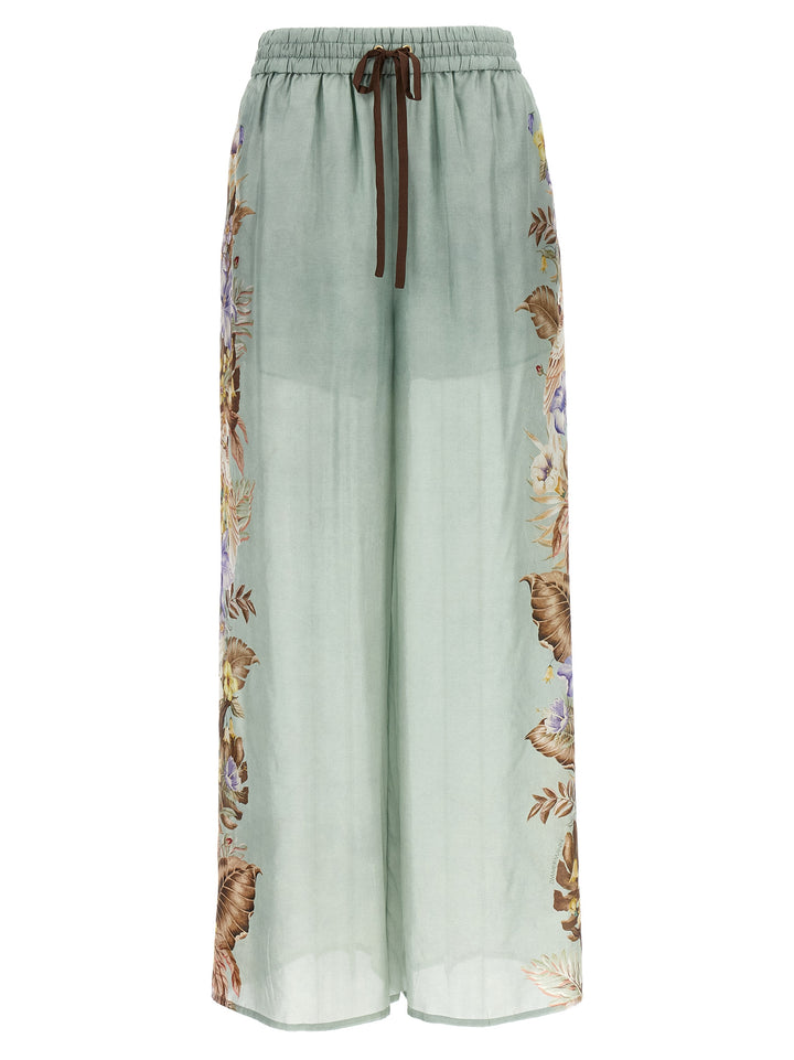 Zimmermann Coco Pants - Light Blue | 22b55d5187e631b7422c172613434b1f3ca0464a