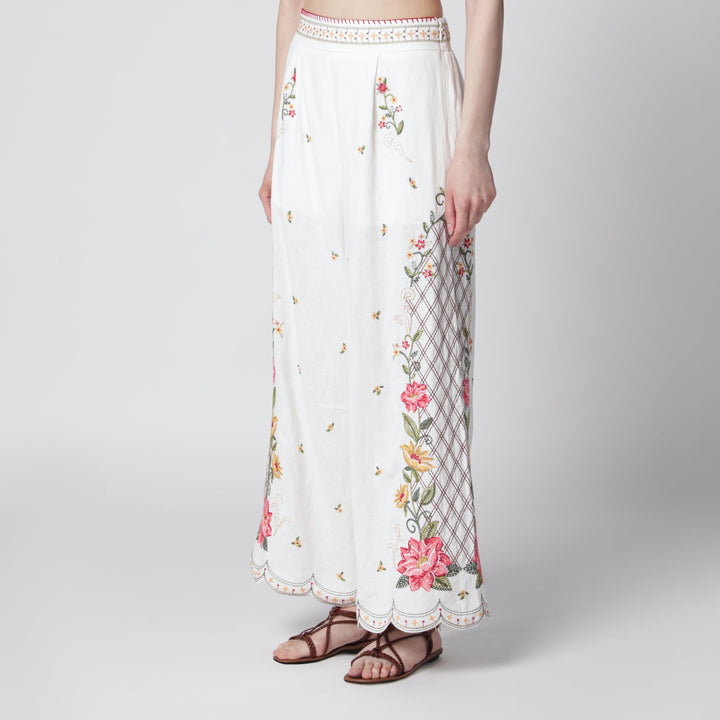 Farm Rio Pants - White | 30c5f8a8c0853a10b1b9302a5ea4dbf7af521bfe