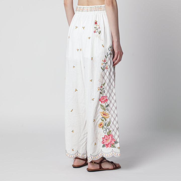 Farm Rio Pants - White | c4276019b4d61559f8bc1ec2147761ddef608138