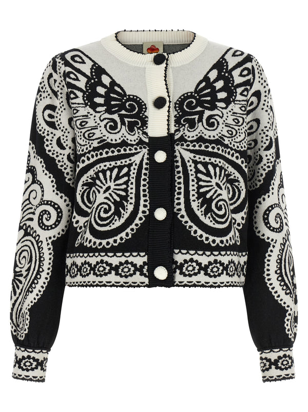 Arabesque Sweaters And Cardigans White/Black