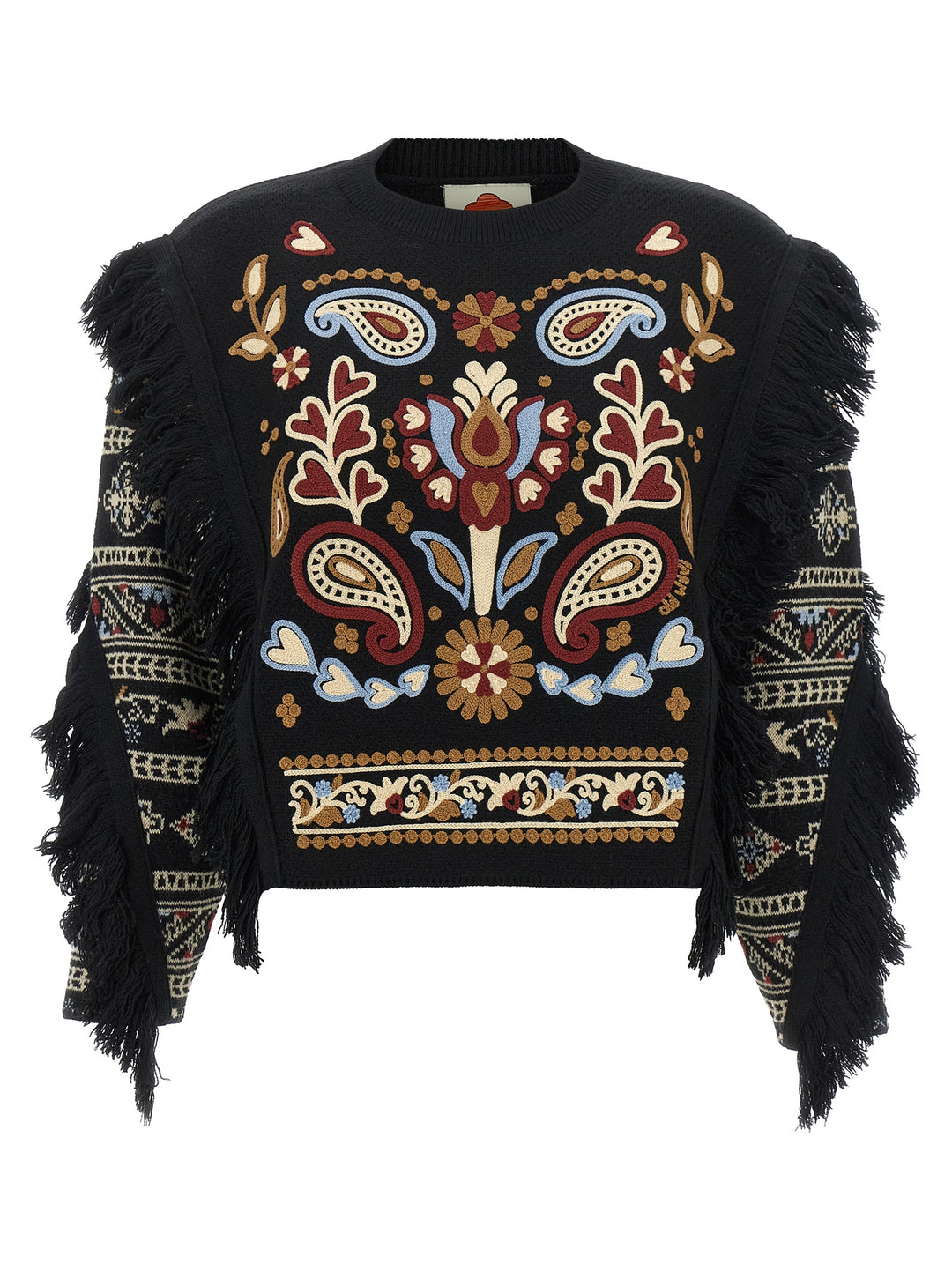 Farm Rio Cornely Sweaters and Cardigans - Black | 5f3b82aaec137707d50221f1f78440d0411c88be