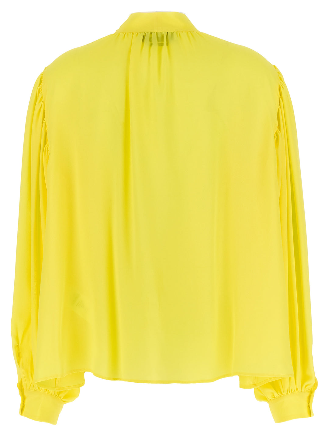 Msgm Bow Shirt Shirt and Blouse - Yellow | 9e7c00018058f2f9f8a531f48ec8f7edfd8a6157