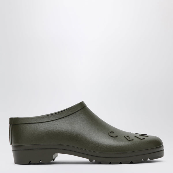 Khaki Green Pvc Clogs