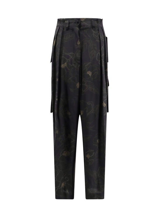 Silk Cargo Trouser