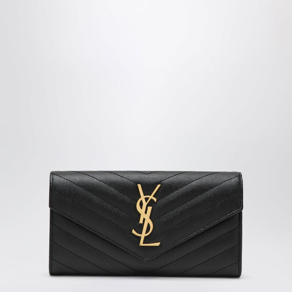 Large Cassandre Matelassé Wallet In Black