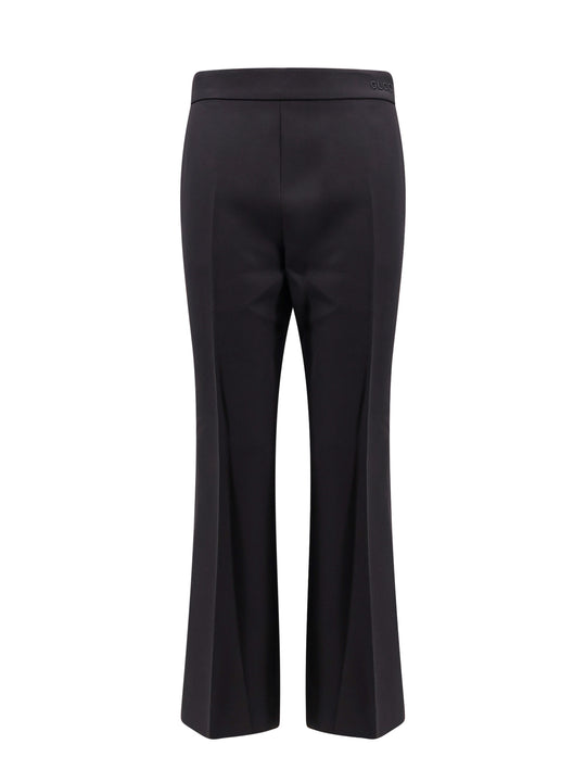 Wool And Mohair Trouser With Gucci Embroidery