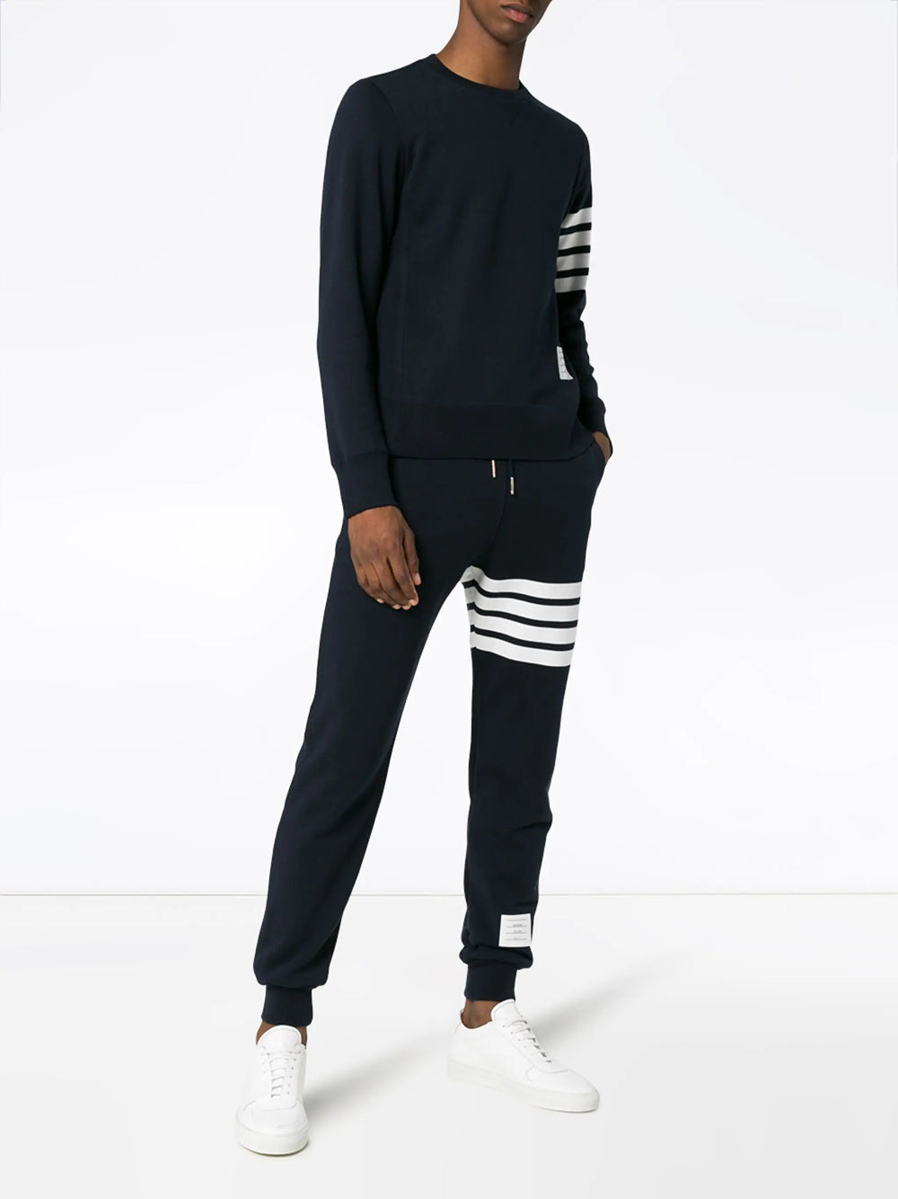 Classic sweatpant in classic loopback w/ engineered 4 bar