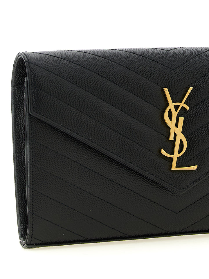 Saint Laurent Monogram Crossbody Bags - Black | e7a3116813e3ff3b6392ff2007fe4d4a520cb78d