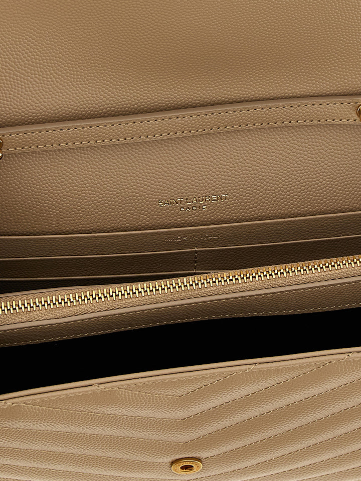 Saint Laurent Monogram Crossbody Bags - Beige | abfcd096115aab4d14c4a5712b4215130ee0b4bb