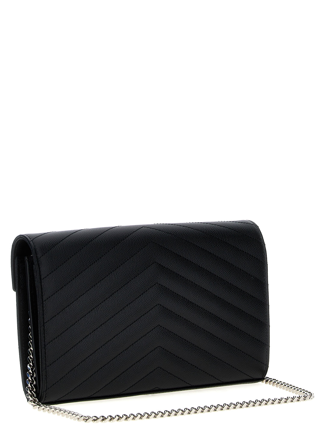Saint Laurent Cassandre Clutch - Black | 1d3221e2808cb298a5418d6efa994a464f0e8355