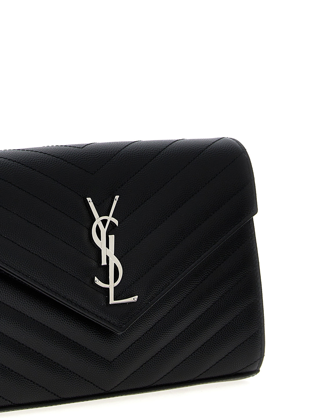 Saint Laurent Cassandre Clutch - Black | 8b2e66aa64747f417ad4f4c96e2588ca9aea9a4e