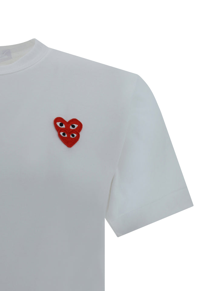 T-SHIRT DOUBLE RED EMBLEM