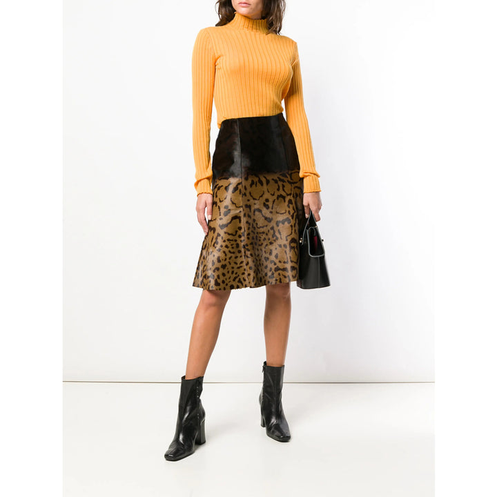 Ferragamo Leather Skirts - Brown | 7834ea3450a03e02e9b699f0b01d201e828db949