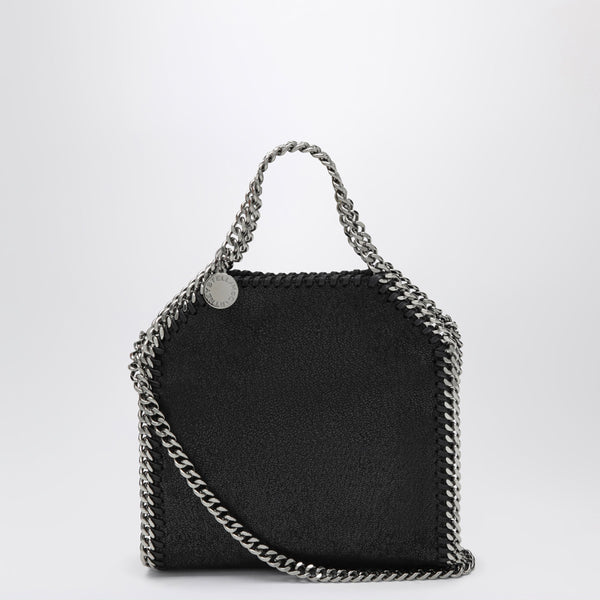 Black Falabella Micro Tote Bag