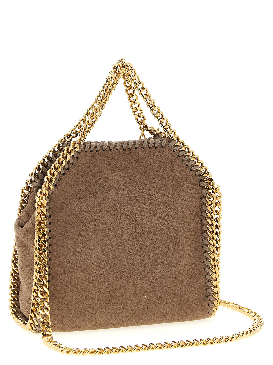 Stella Mccartney Tiny Falabella Hand Bags - Beige | 84958697f5aa8bf16e85ca63b2dd7fe1059a4642