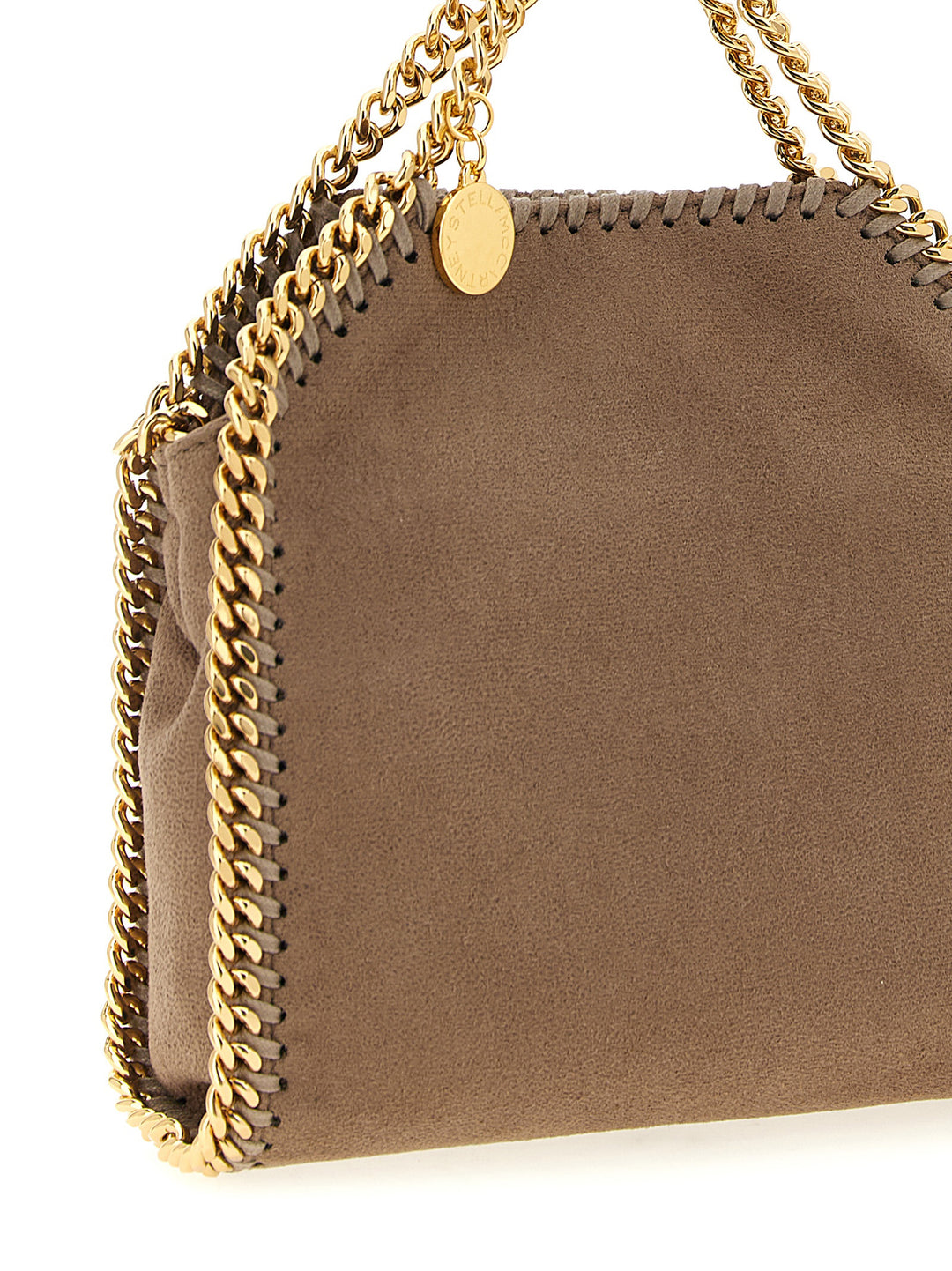 Stella Mccartney Tiny Falabella Hand Bags - Beige | 0cdfb4ee121c2263f8a612ee2dff6c7bea092cbc