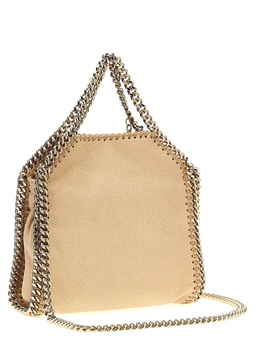 Falabella Tiny Hand Bags Beige